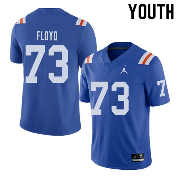 Jordan Brand Youth #73 Sharrif Floyd Florida Gators Throwback Alternate College Football Jerseys